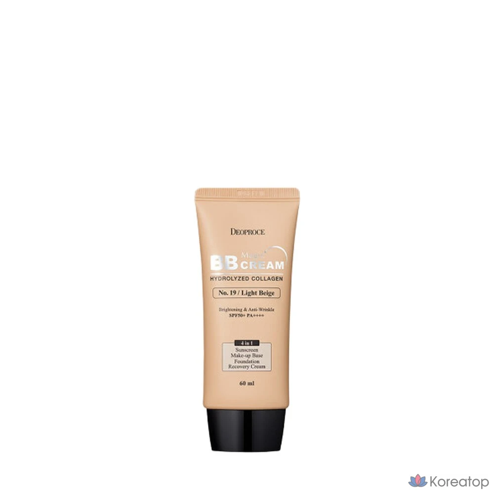 BB-крем Deoproce Magic SPF50+ PA++++ № 19 Светло-бежевый, 60 мл, 1 шт.
