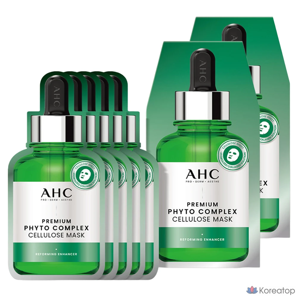 Целлюлозная маска AHC Premium Phyto Complex, 2 упаковки, 5 штук