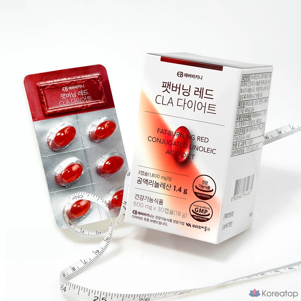 БАД EverBikini Fat Burning Red CLA Conjugated Linoleic Acid, 30 шт.