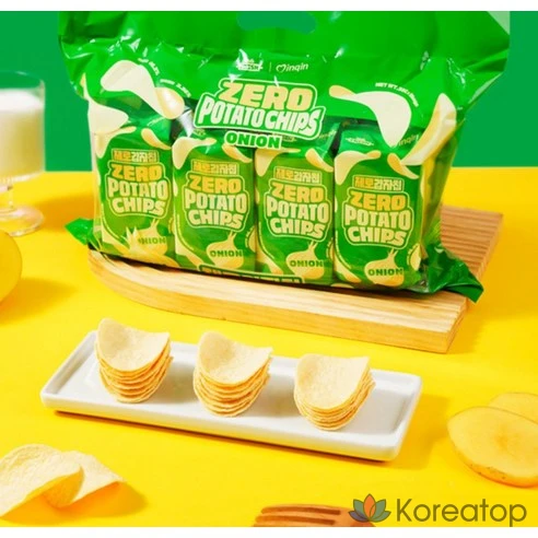 Чипсы со вкусом лука Zero Potato Chips