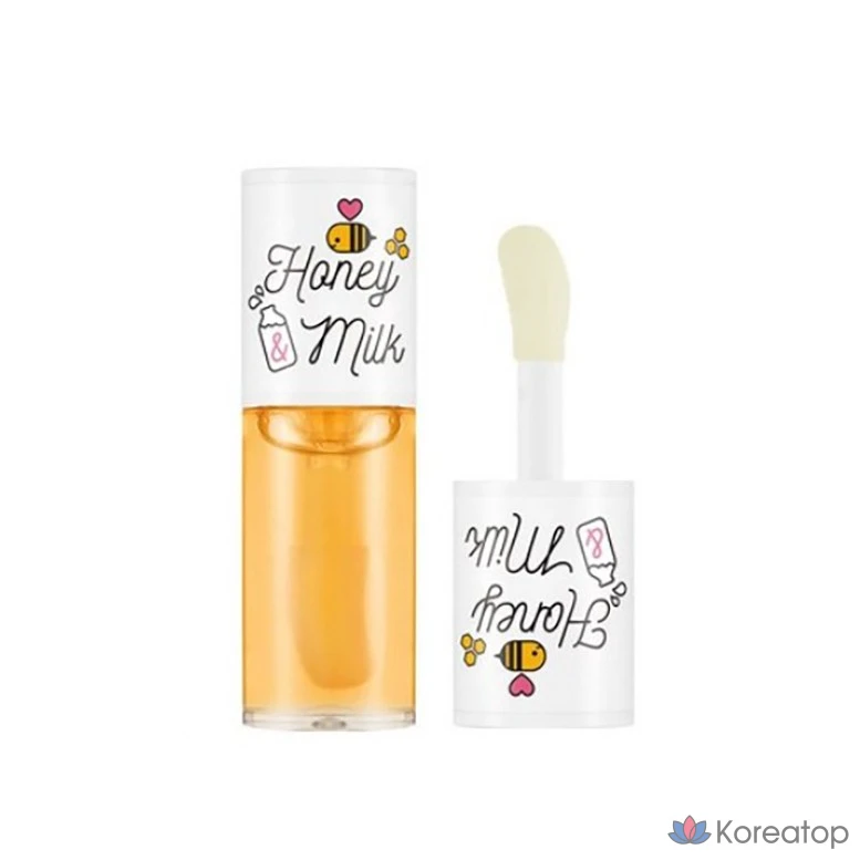 Масло для губ Apieu Honey & Milk, молочный, 5 г, 1 шт.