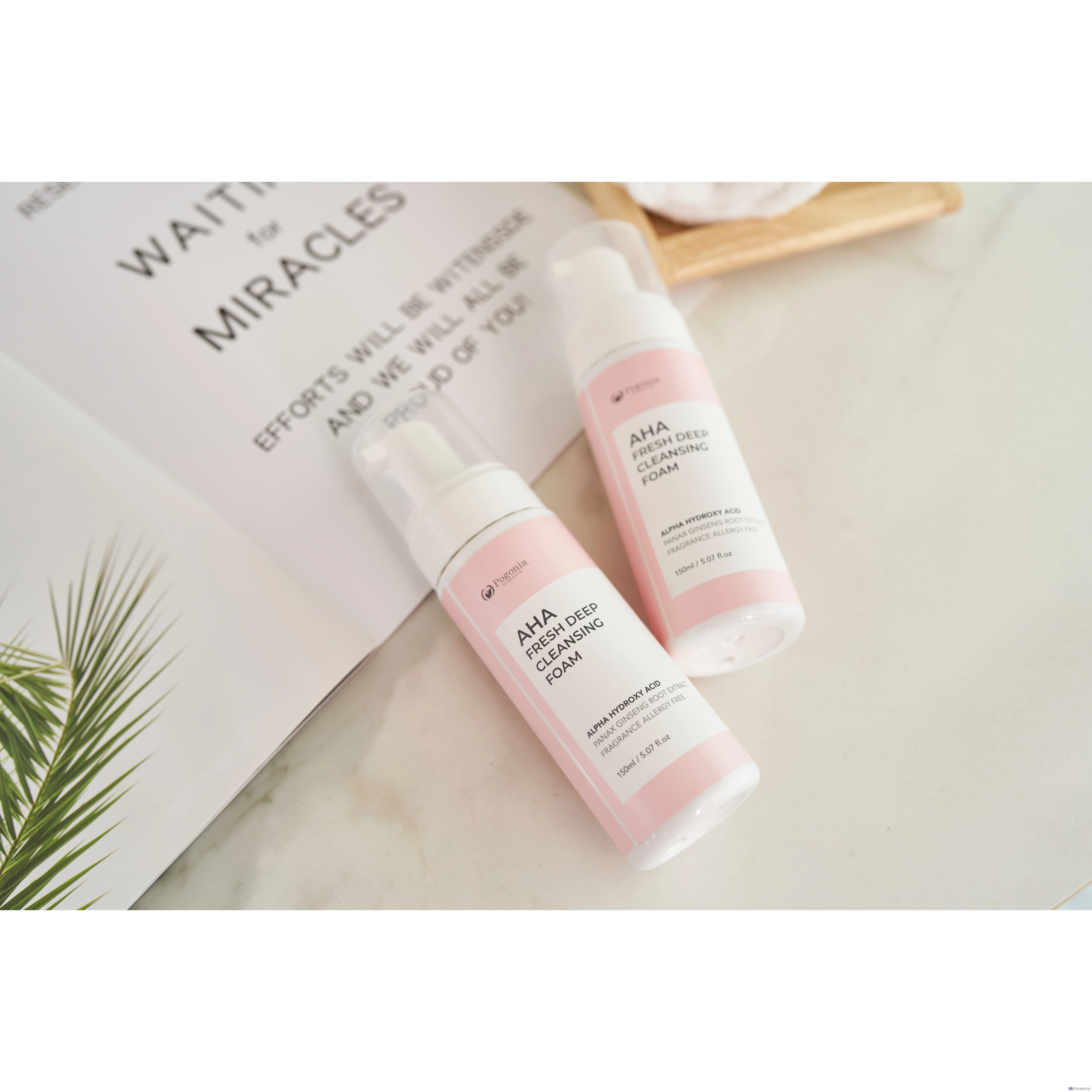 Пенка для глубокого очищения кожи Pogonia AHA, 1 шт., 150 мл