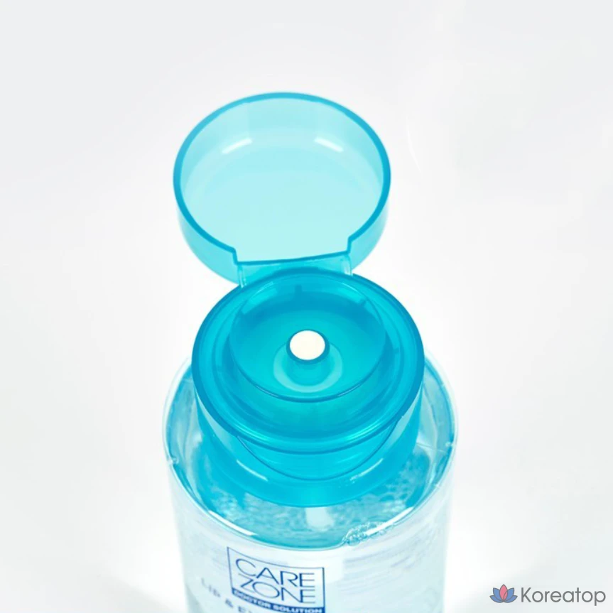 Средство для снятия макияжа с губ и глаз Carezone с низким уровнем раздражения, 300 мл, 1 шт., фото 4