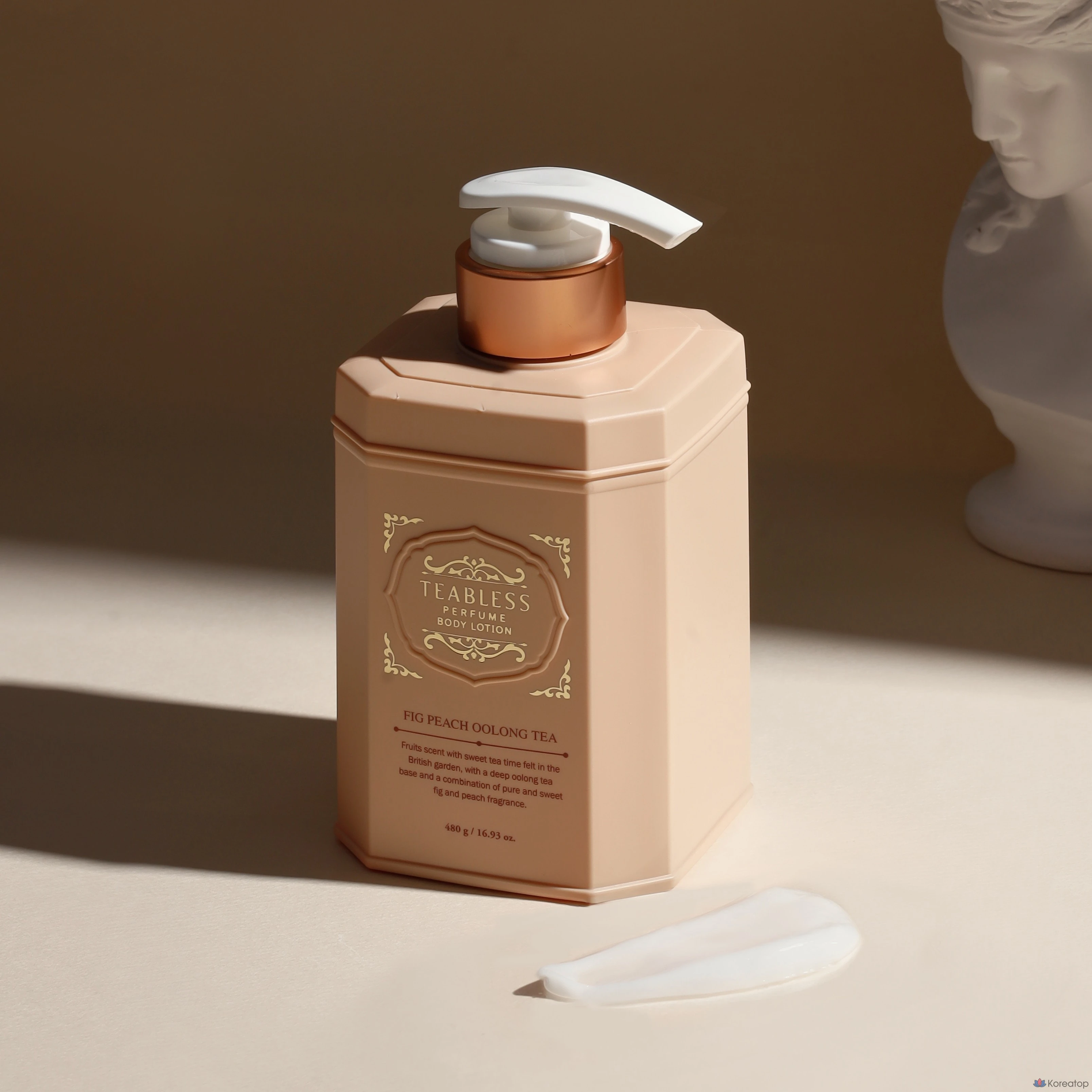 Парфюмерный лосьон для тела T-Bless с ароматом инжира, персика и чая улун, 480 г, 1 шт.