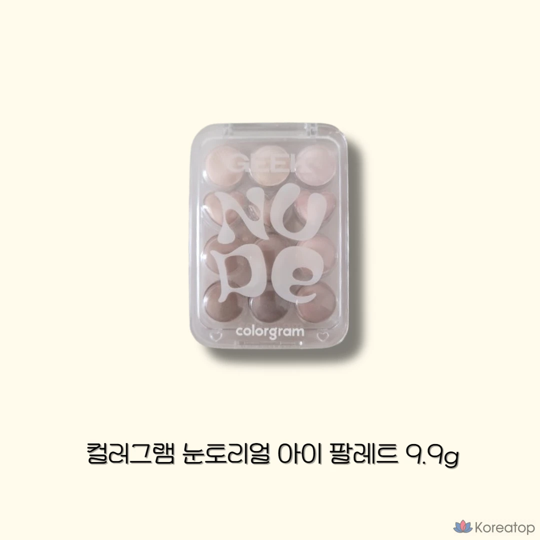 Палетка теней для век Colorgram Nuntorial Eye Palette, оттенок 01 Peach + Coral, 9.9 г, 1 шт.