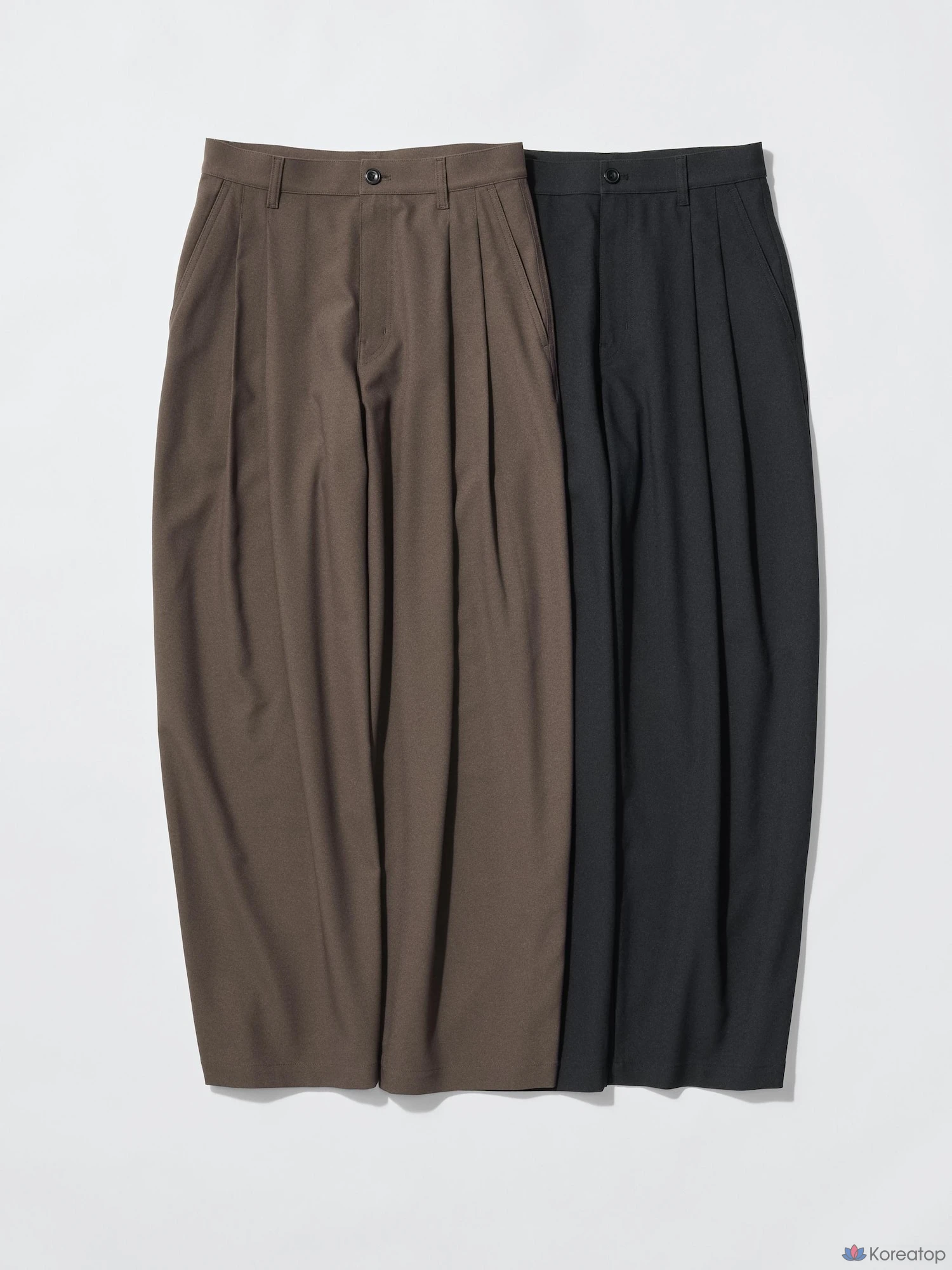 Брюки Uniqlo Tuck Barrel Leg Pants