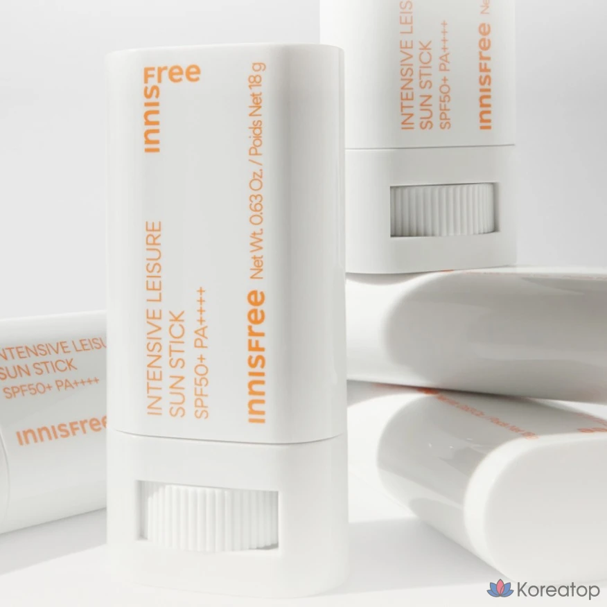 Солнцезащитный стик Innisfree Intensive Leisure Sunscreen Stick SPF50+ PA++++, 18 г, 1 шт.