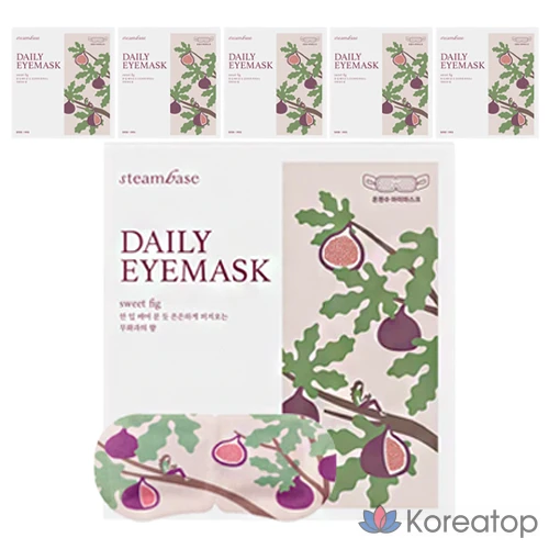 Маска для глаз с фиговым маслом, 6 штук, 5 листов