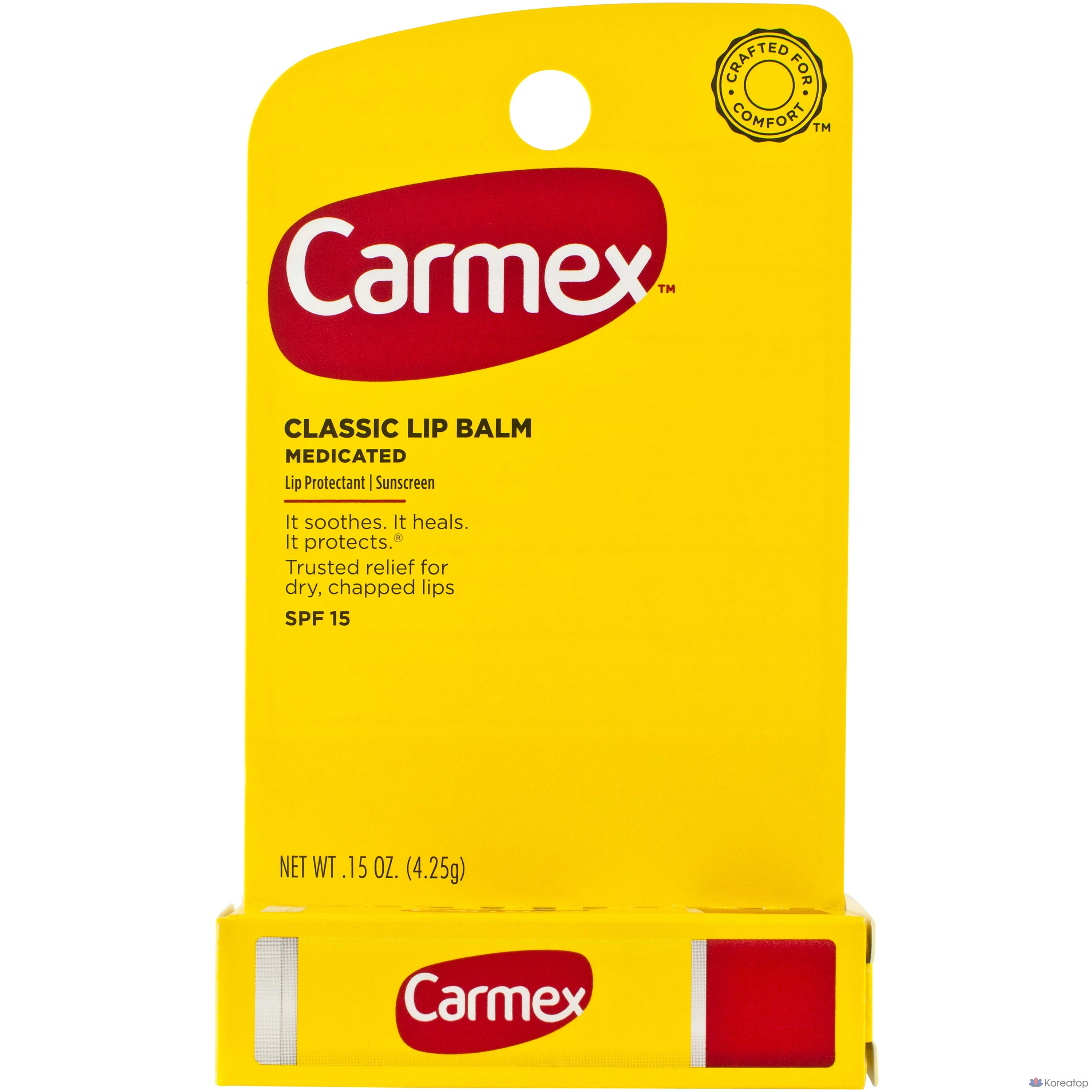 Лечебный бальзам для губ Carmex Classic, 4,25 г, 1 шт.
