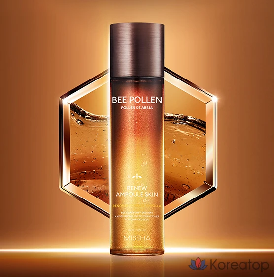 Набор средств по уходу за кожей Missha Bee Pollen Renew, 2 предмета, 2 набора., фото 5