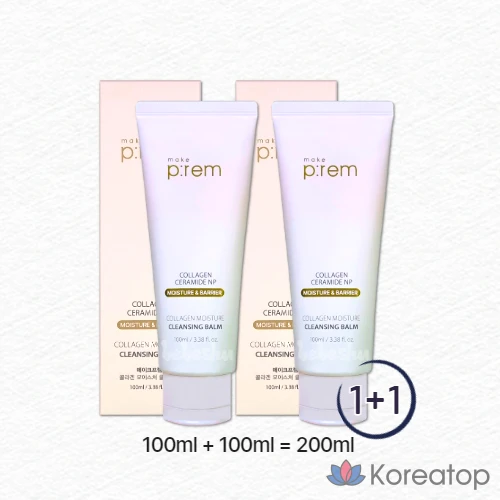 Очищающий бальзам MAKE P:REM Collagen Moisture, 100 г, 1 шт., 200 г