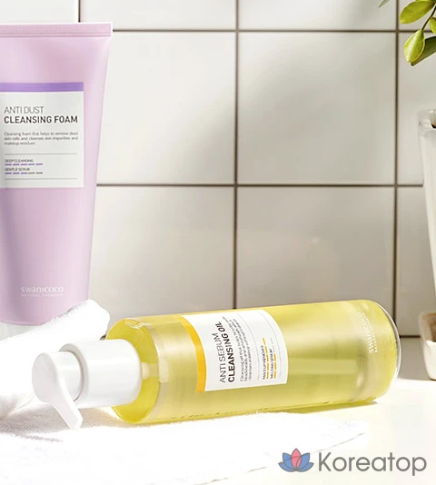 Очищающее масло Swanicoco против жирности кожи, 1 шт., 200 мл, фото 5