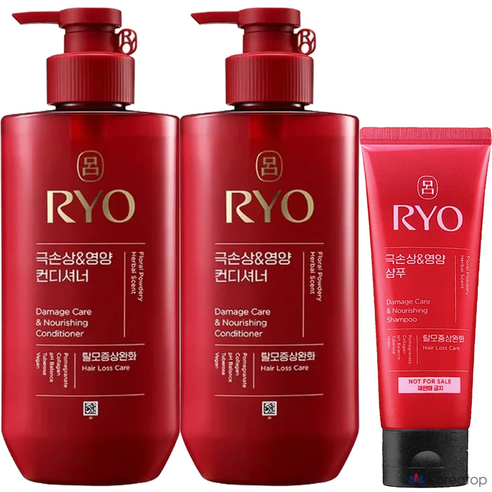 Кондиционер для волос Ryo Hambit Extreme Damage Nutrition Care 480 мл, 2 шт., 480 мл