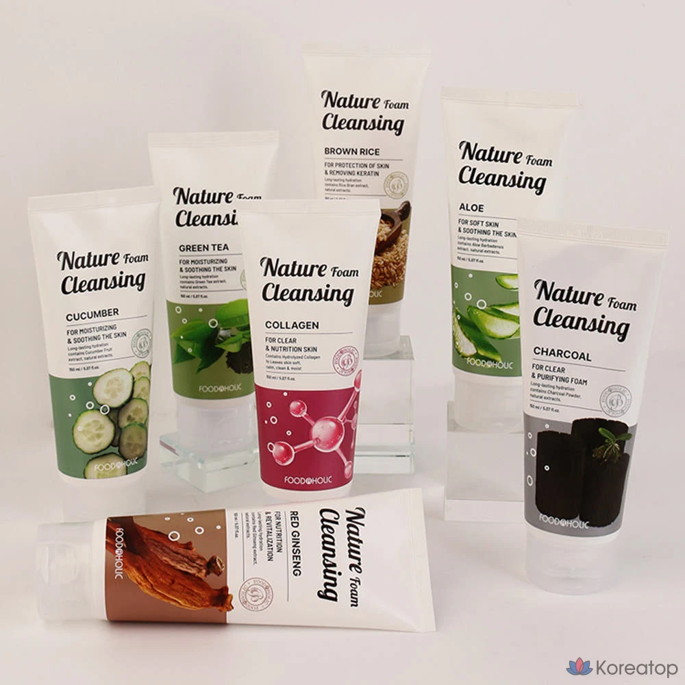 Пенка для умывания FoodaHolic Nature Foam Cleansing Aloe, 150 мл, 1 шт.