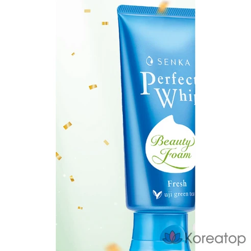 SHISEIDO Senka Perfect Whip Очищающая пенка для умывания на основе белой глины, 120 г