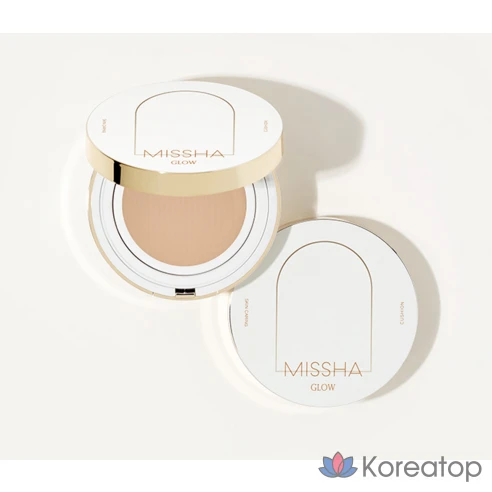 Тональная основа Missha Glow Cushion Light 13 г, № 21 Ваниль