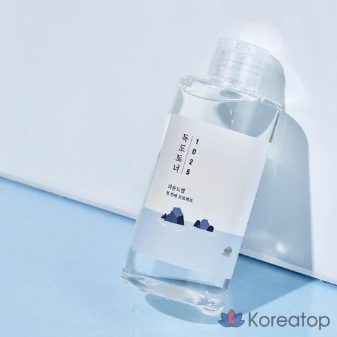 Тонер с морской водой увлажняющий, с эффектом обновления кожи Round Wrap 1025 Dokdo, 200 мл