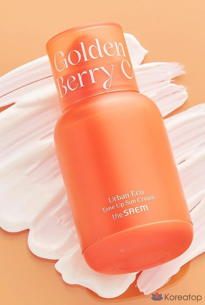 Солнцезащитный крем The Saem Urban Eco Golden Berry Sea Tone-Up Sun Cream SPF50+ PA++++, 50 мл, 1 шт.