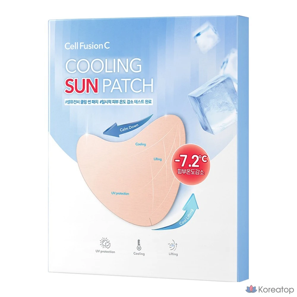 Солнцезащитные охлаждающие пластыри Cellfusion C, 4 шт., 4,5 г, 1 шт.