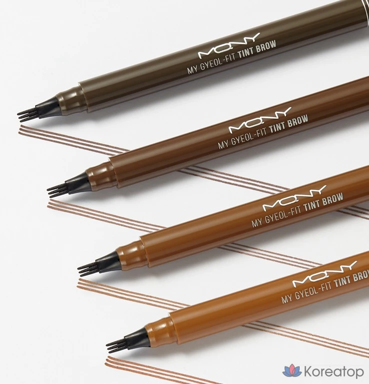 Тинт для бровей Mqny New York My Fit, 0,8 г, темно-коричневый, 1 шт.