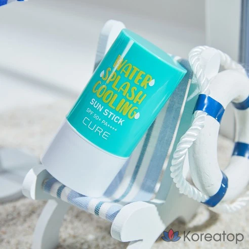 Охлаждающий солнцезащитный стик Kim Jeong-moon Aloe Cure Water Splash Jeju Edition SPF50+ PA++++ 23 г