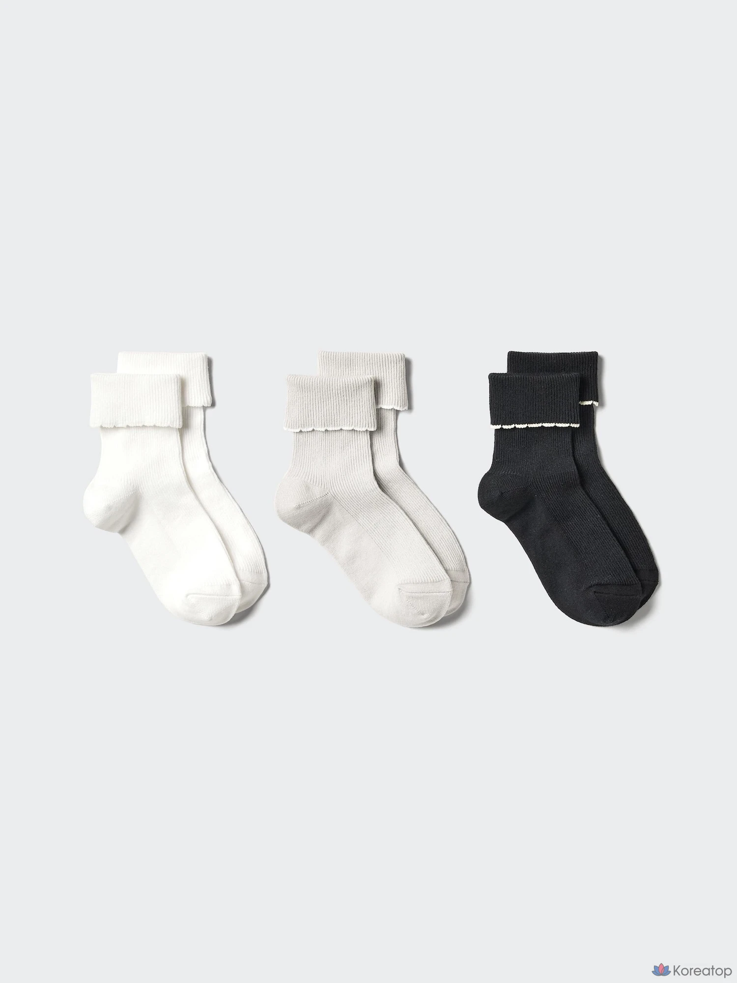 Носки детские Uniqlo GIRLS, 3 пары