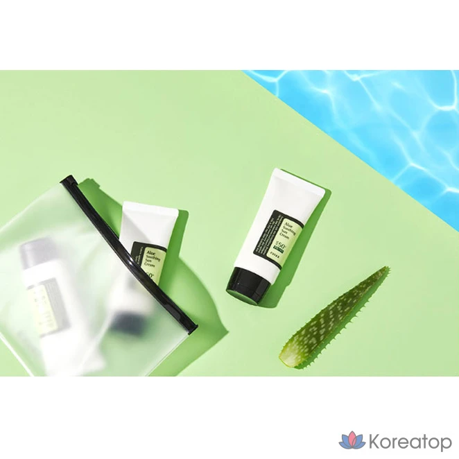 COSRX Успокаивающий солнцезащитный крем с алоэ SPF50+ PA+++, 50 мл, 1 шт.