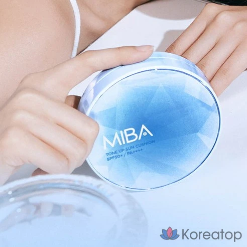 Тон-ап эссенция с кальцием и каламином Miba Ion Calcium Calamine Royal Sun Cushion SPF50+ PA++++