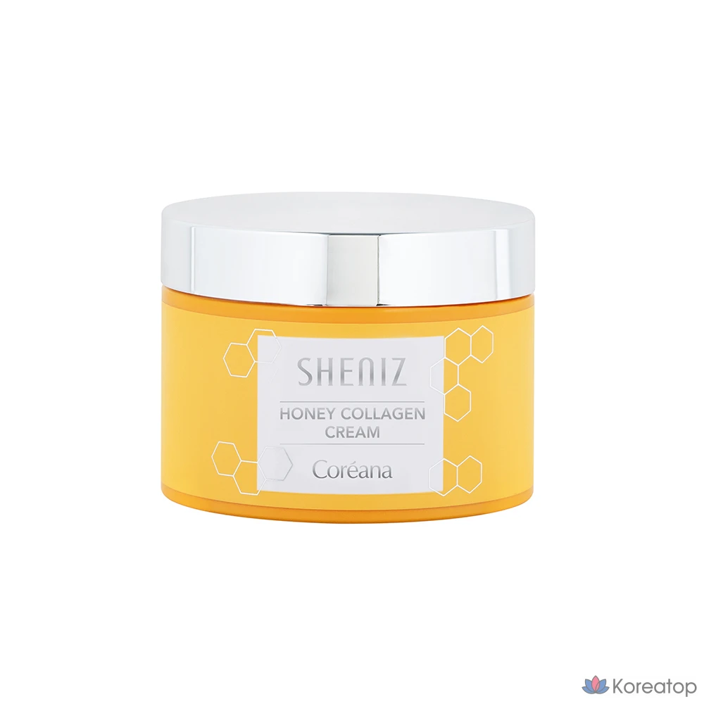 Тоник для лица Coreana Shine Vital 150 мл + Эмульсия 150 мл + Эссенция 55 мл + Питательный увлажняющий крем с медом и коллагеном 100 мл, 1 шт.