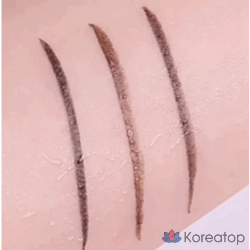 Жидкая подводка для глаз KissMe Heroine Make Smooth Liquid Eyeliner Super Keep, водостойкая, оттенок 03 «Черно-коричневый», 0,4 мл