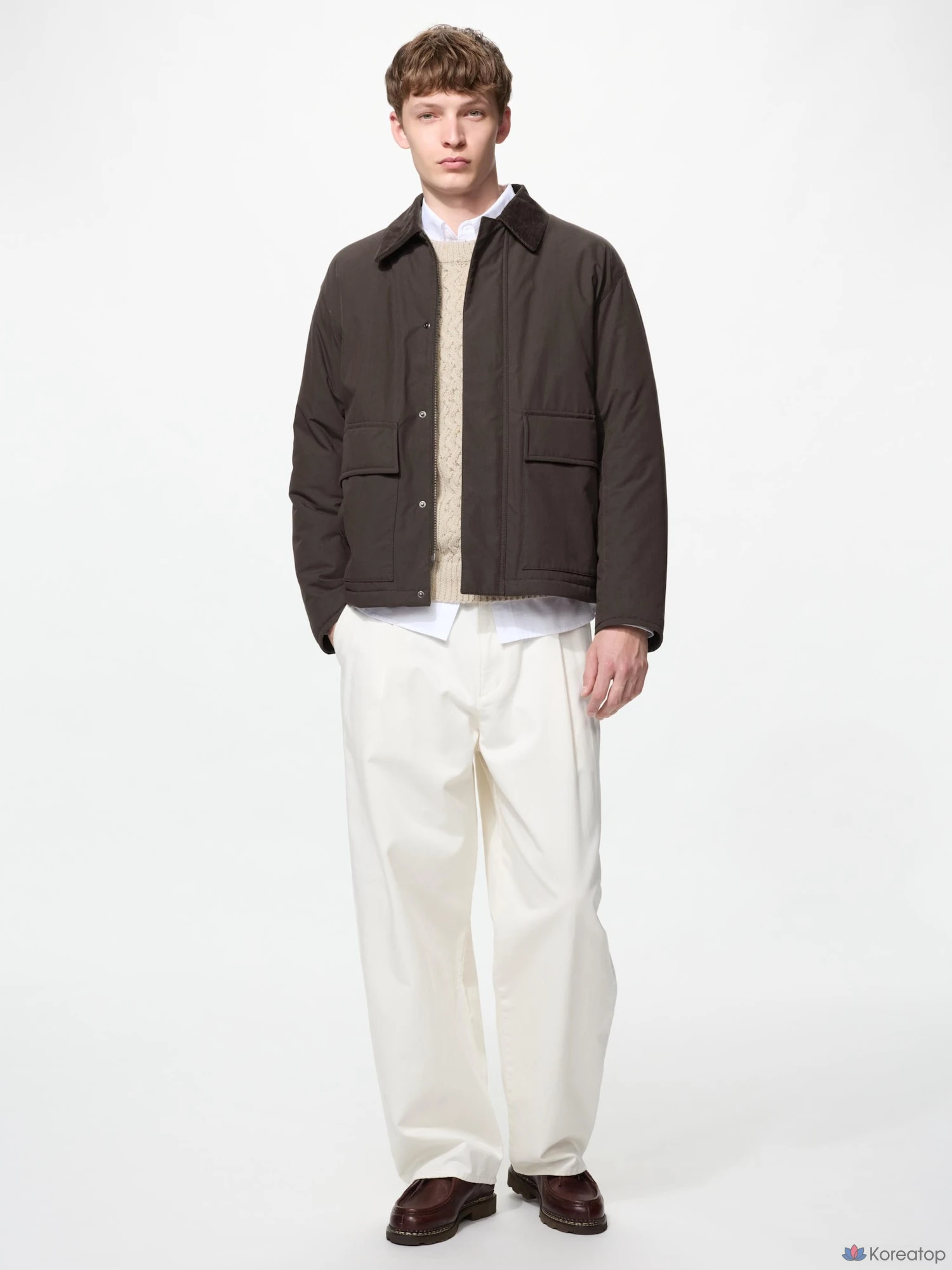 Утепленная куртка-блузон Uniqlo Padded Short Blouson