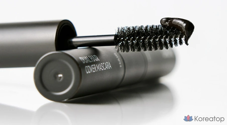 Тушь для ресниц DASHU Daily Dual Hair Cover Mascara, 10 г, 01 Натуральный черный, 1 шт., фото 2