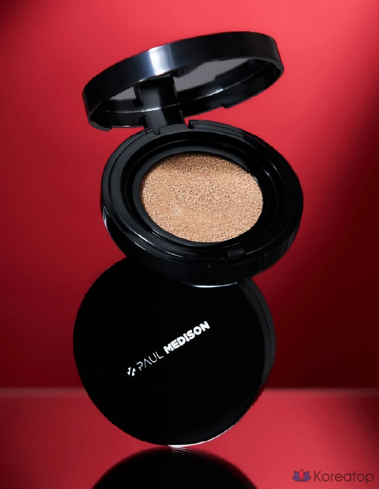 Тональный крем-кушон PAUL MEDISON Deep Red Glutathione Cover Cushion Foundation, 14 г, № 21, 1 шт.