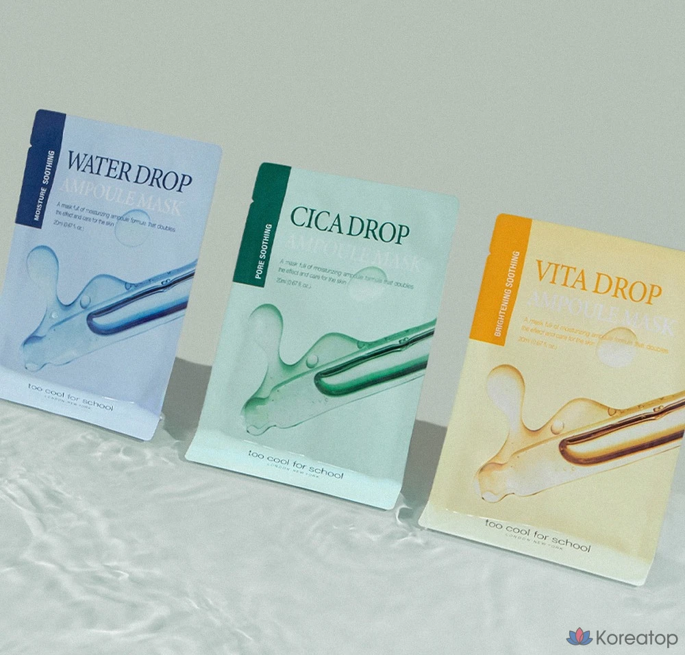 Тканевая маска для лица Too Cool For School Cica Drop Ampoule Mask, 1 шт.