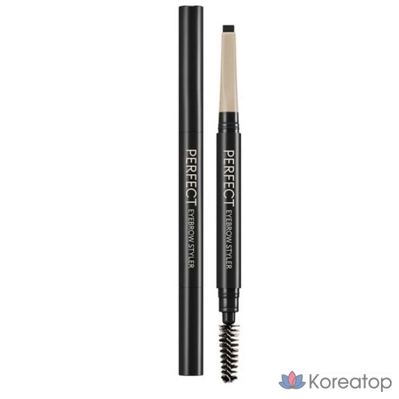 Карандаш для бровей Missha Perfect Styler Auto Pencil, оттенок Black, 1 шт.