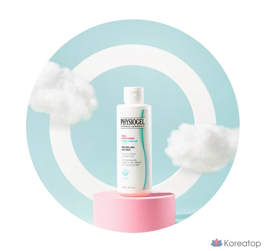 Успокаивающий тоник Physiogel Red Soothing Cica Balance Toner, 200 мл, 1 шт., фото 5