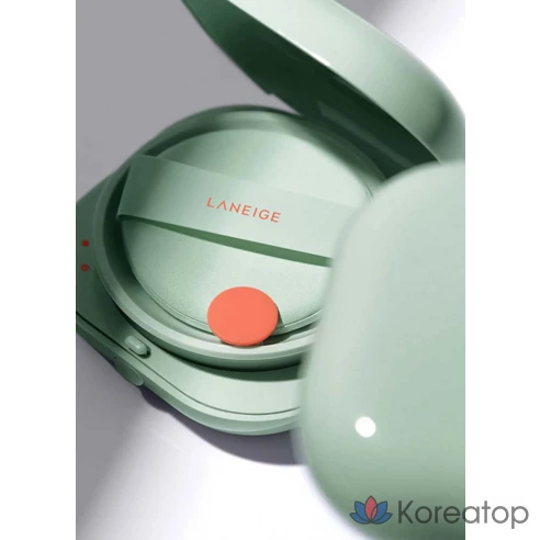 LANEIGE NEO CUSHION MATTE + REFILL / Премиальный матирующий кушон с защитой SPF 42PA++ ТОН 21N BEIGE  15 г + набор для заправки 15 г, 21N1 Бежевый