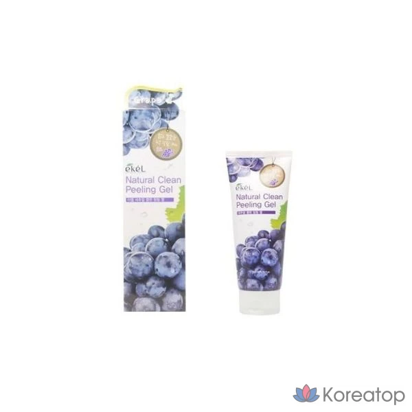 Отшелушивающий гель для лица Ikel с виноградным ароматом, 180 мл, 1 шт.