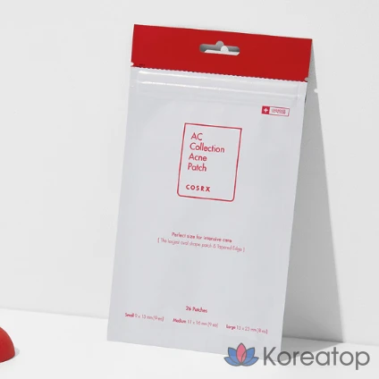 Пластыри от прыщей COSRX AC Collection, 26 листов, 1 штука