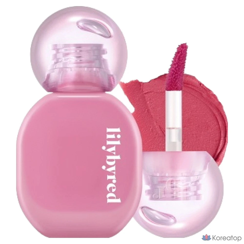 Тинт для губ Lilybyred Balming Dewy Lip Tint, 4 оттенка Romantic Berry, 1 шт.