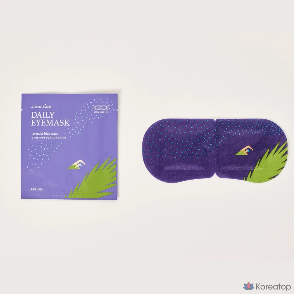 Тканевая маска для лица Steambase Steam Eye Mask (Lavender), 24 шт., фото 3