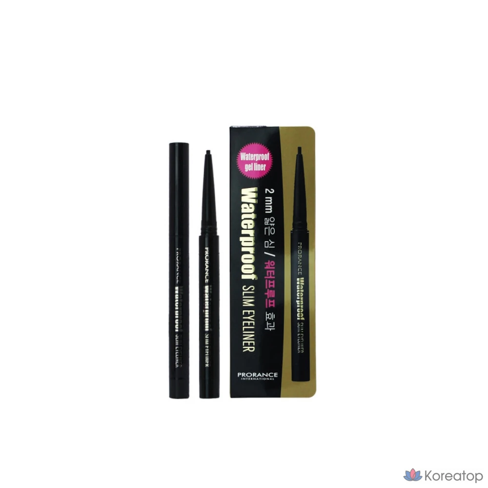 Водостойкий тонкий карандаш для подводки глаз Prorance, 1 шт.