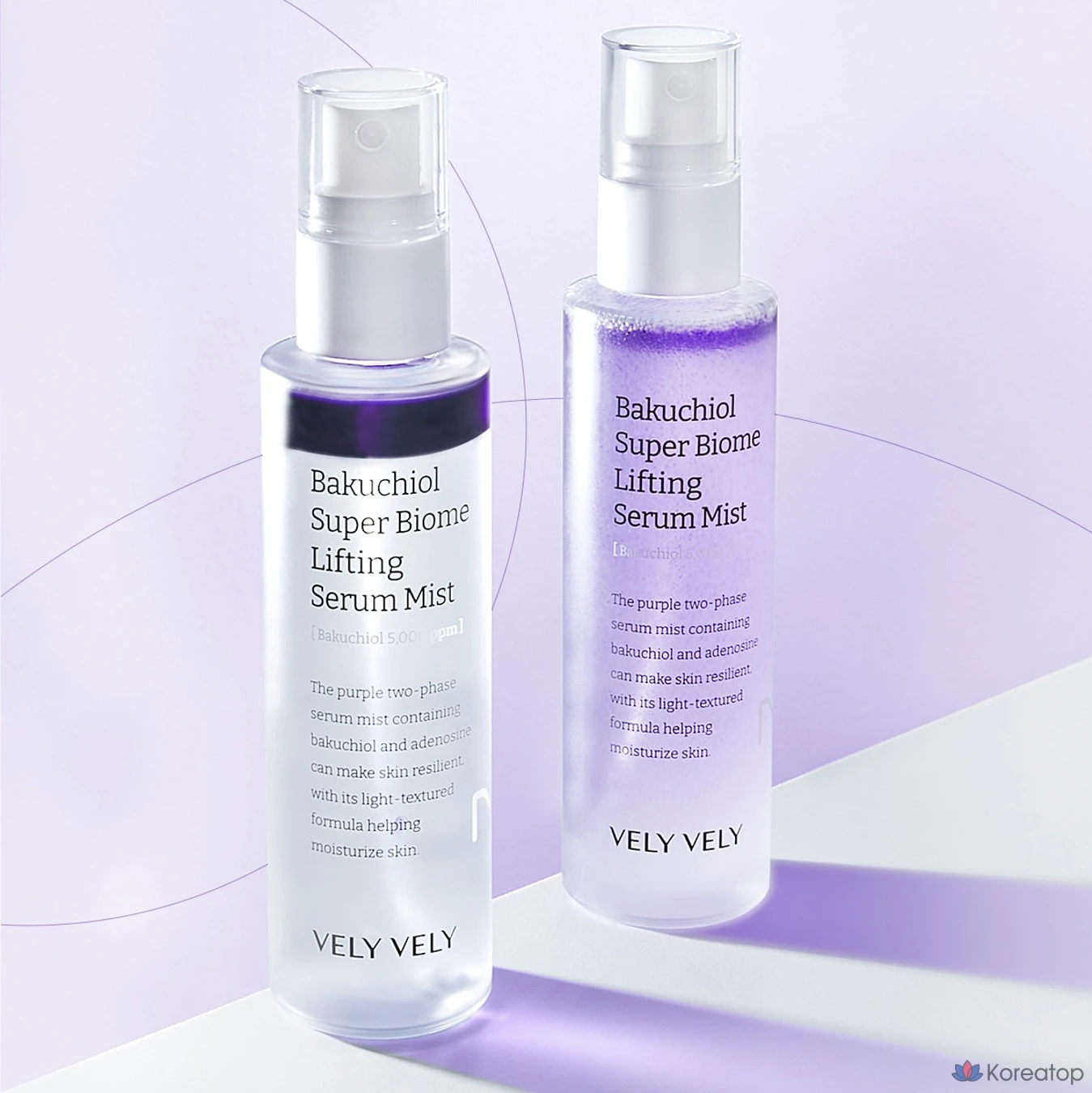 Сыворотка-мист Vely Vely Bakuchiol Super Biome Lifting Serum Mist, 100 мл, 1 шт.