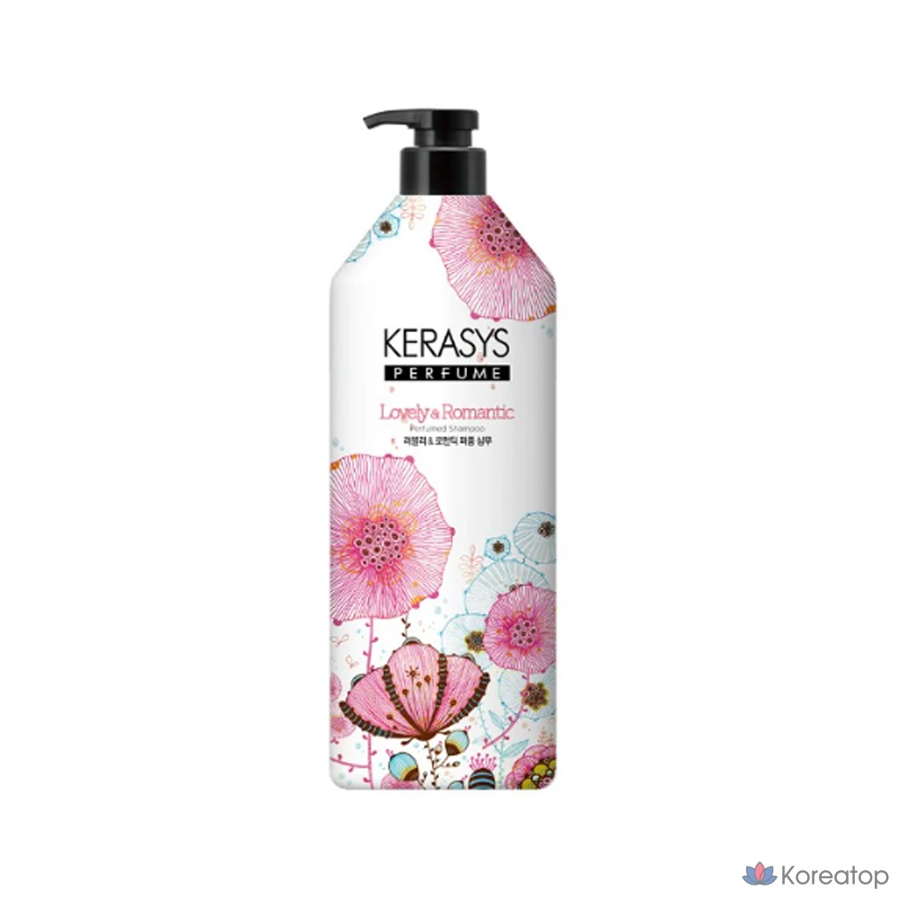 Шампунь KeraSys Lovely & Romantic с цветочным ароматом, 980 мл, 1 шт.