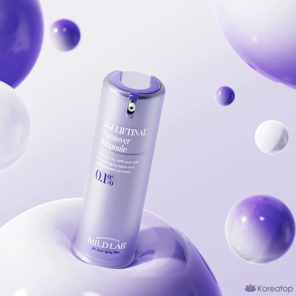 Ампульная сыворотка Mild Lab 5GF Liftinal Pore Retinol Ampoule, 30 мл, 1 шт., фото 5