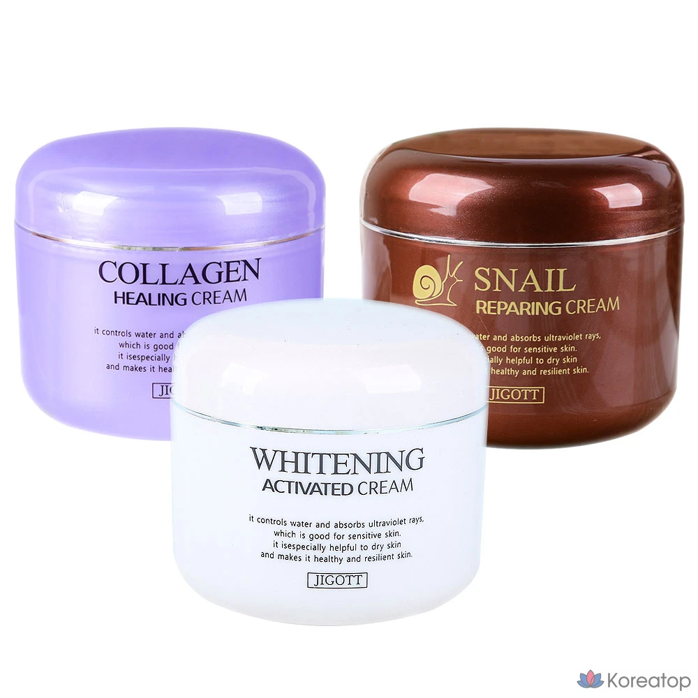 Крем для лица Jigott Whitening Activated Cream, 100 мл, 1 шт.