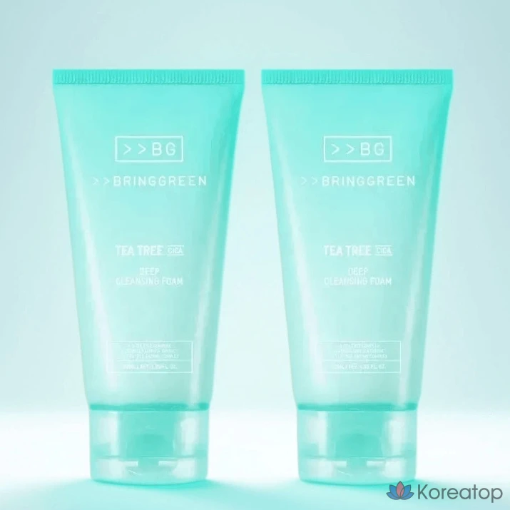 Очищающая пенка для лица Bring Green Tea Tree Cica Trouble, 1 шт., 240 мл