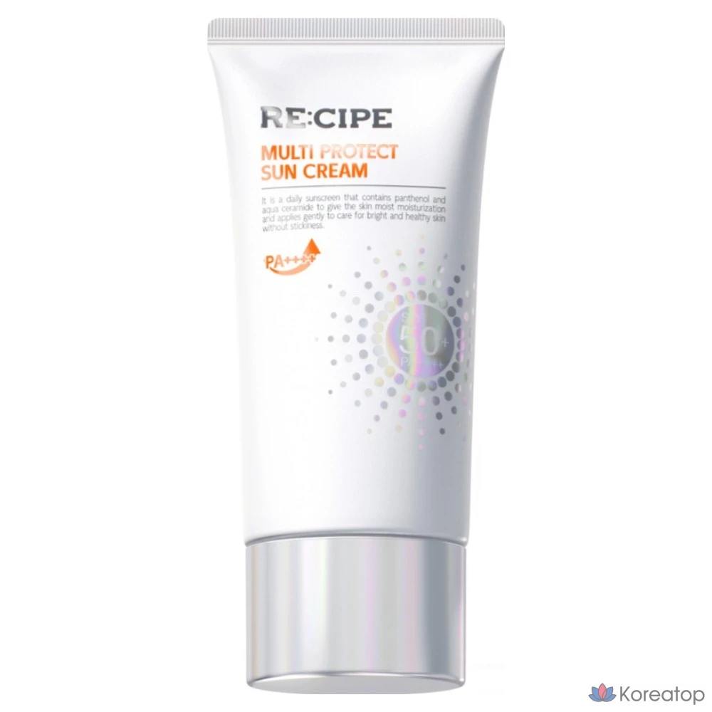 Солнцезащитный крем Re:cipe Multi Protect Sun Cream SPF50+ PA++++, 60 г, 1 шт.