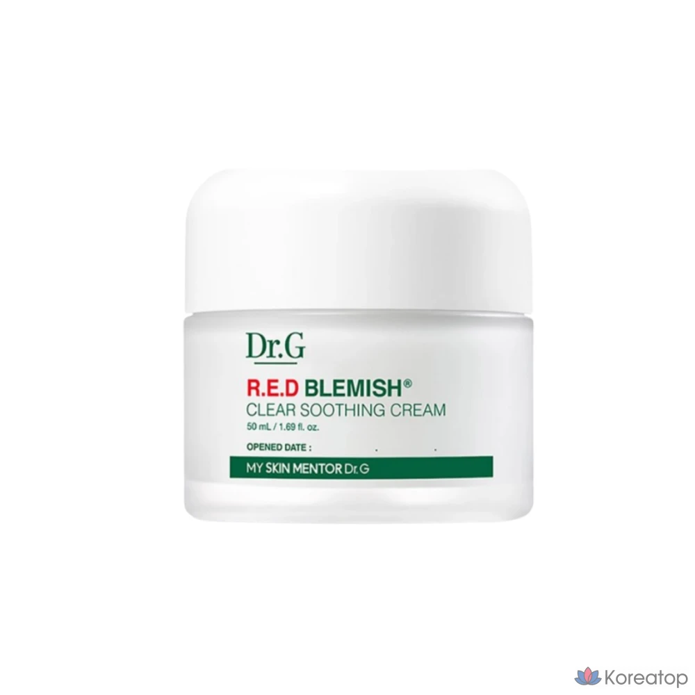 Успокаивающий крем Dr.G Red Blemish Clear Soothing Cream 50x2 + 10x2, фото 2