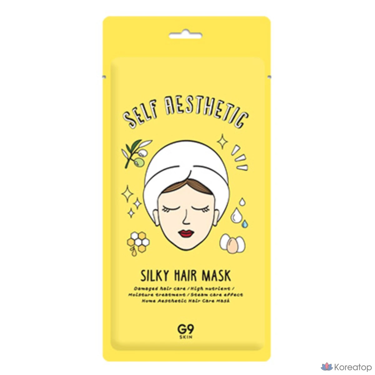 Маска для волос Gina Skin Self-Aesthetic Silky Hair Mask, 30 г, 1 шт.